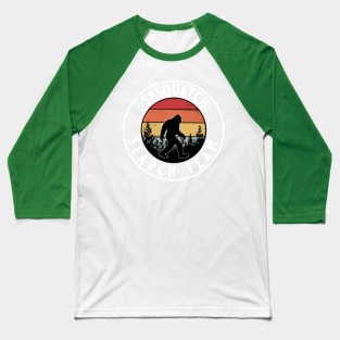 Sasquatch Bigfoot Search Team Baseball T-Shirt